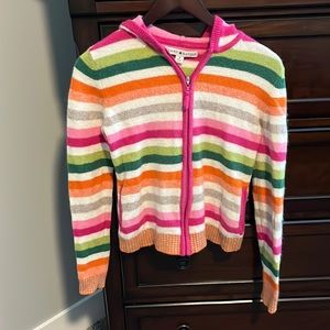 Tommy Hilfiger Zip Up Striped Sweater (Size M)